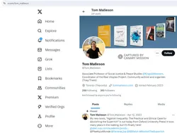 Tom Malleson cm09 X