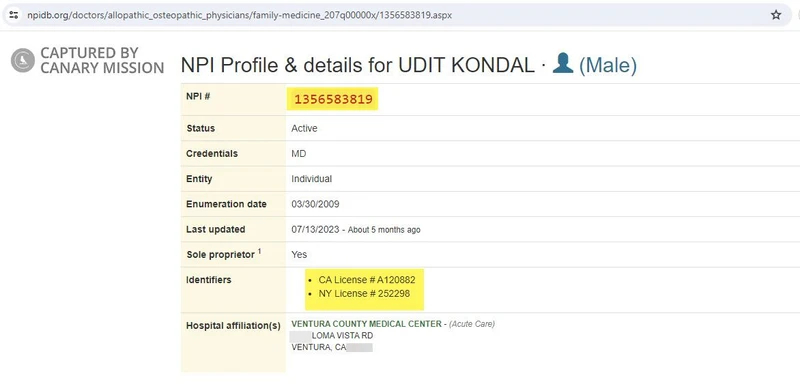 Udit Kondal cm18 npidb.org_#18