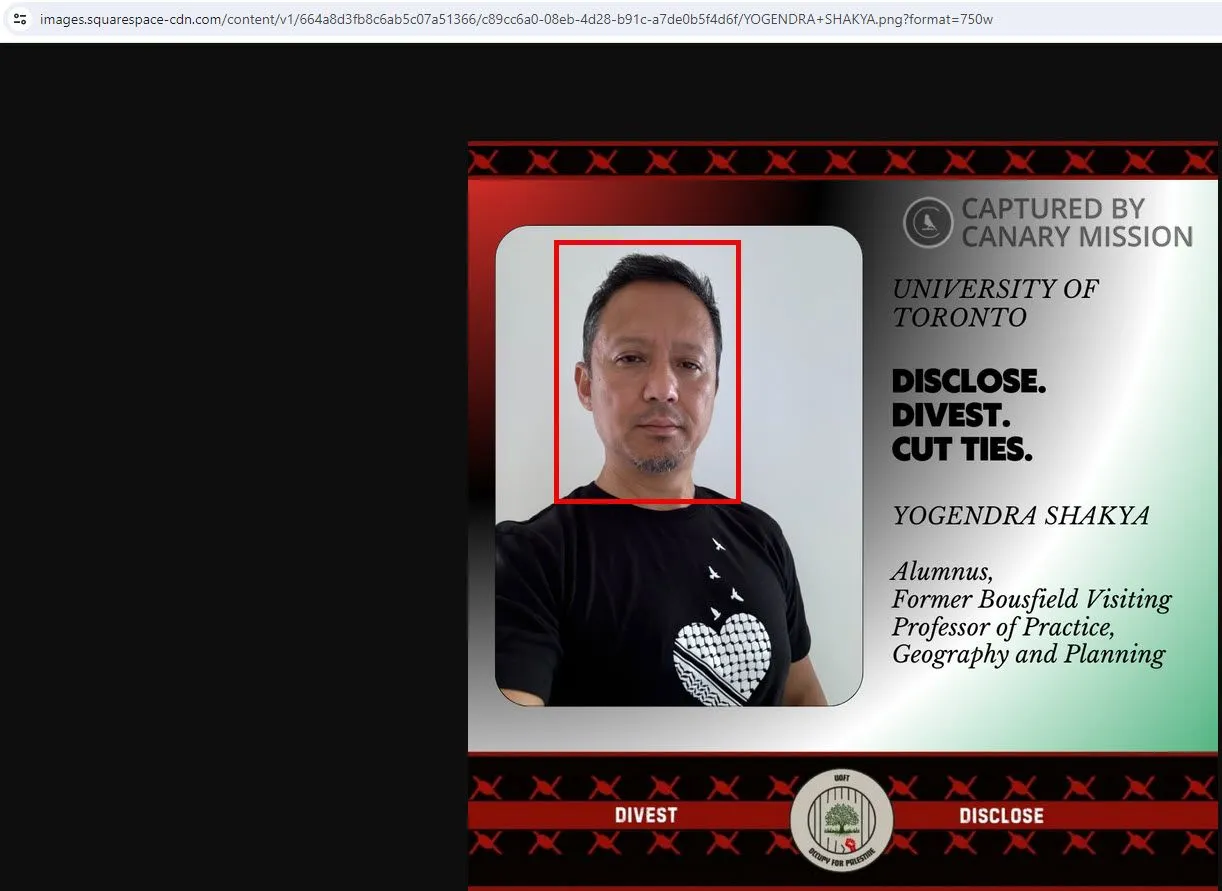 Yogendra Shakya  - uoftdivest.ca - Jul 17, 2024