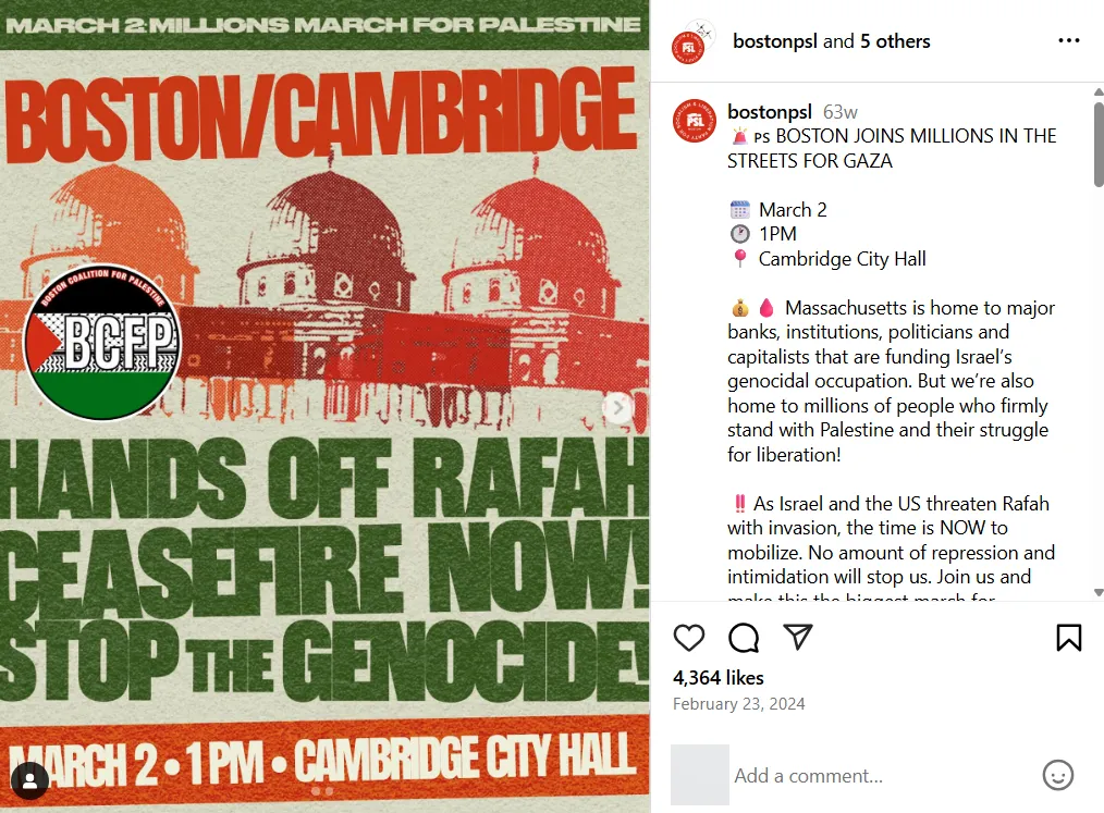 Hands Off Rafah! Ceasefire Now! Stop the Genocide! - 3/2/2024