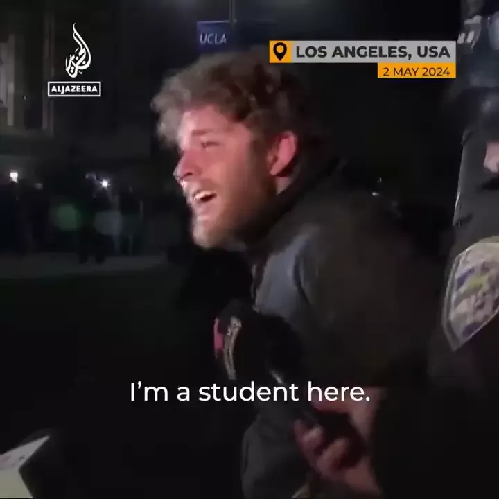 Al Jazeera Interviews UCLA College Student YouTube_#14