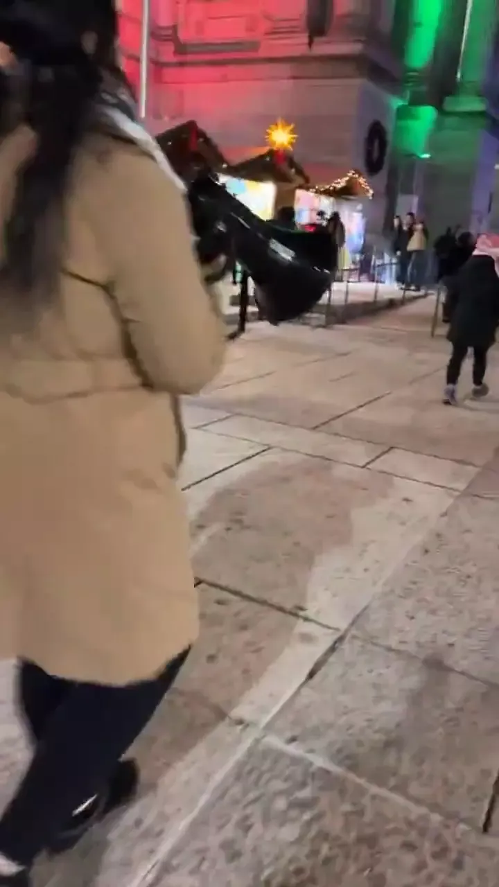 Anti Israel activists disrupt Christmas activity in Philadelphia Instagram_#30