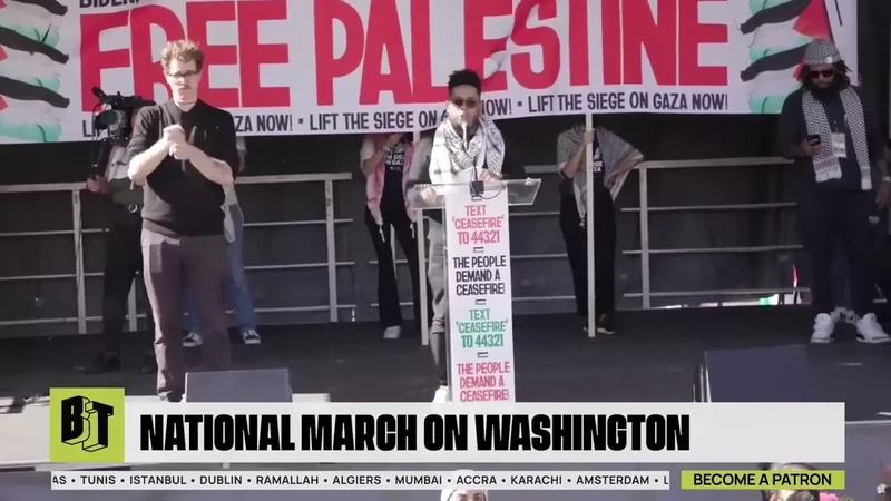BAP at Historic March on Washington for Palestine Washington DC YouTube_#31