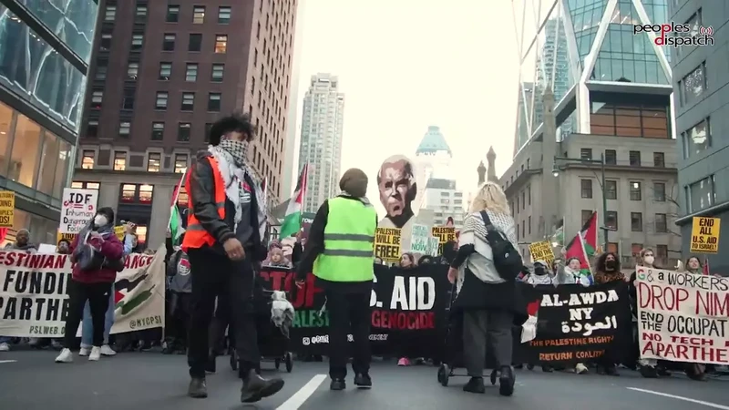 Blood on their hands NYC demands an end to politicians support of Israel_#28