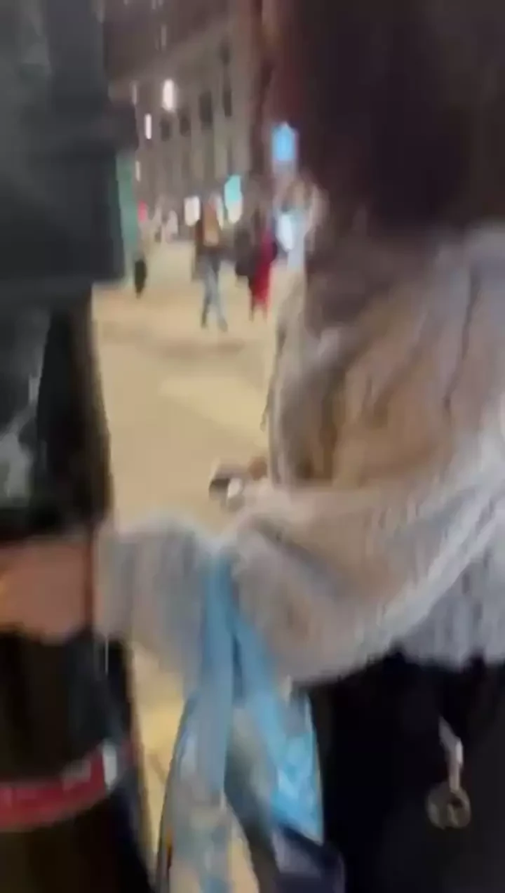 Celine Khalife Ripped Down Posters of Israeli Civilians Kidnapped by Hamas Chicago Illinois Twitter_#16