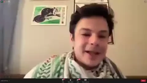 Eric Horowitz Speaks at Palestine Campus Solidarity Network Against Repression Launch Event Video 2 Twitter_#12