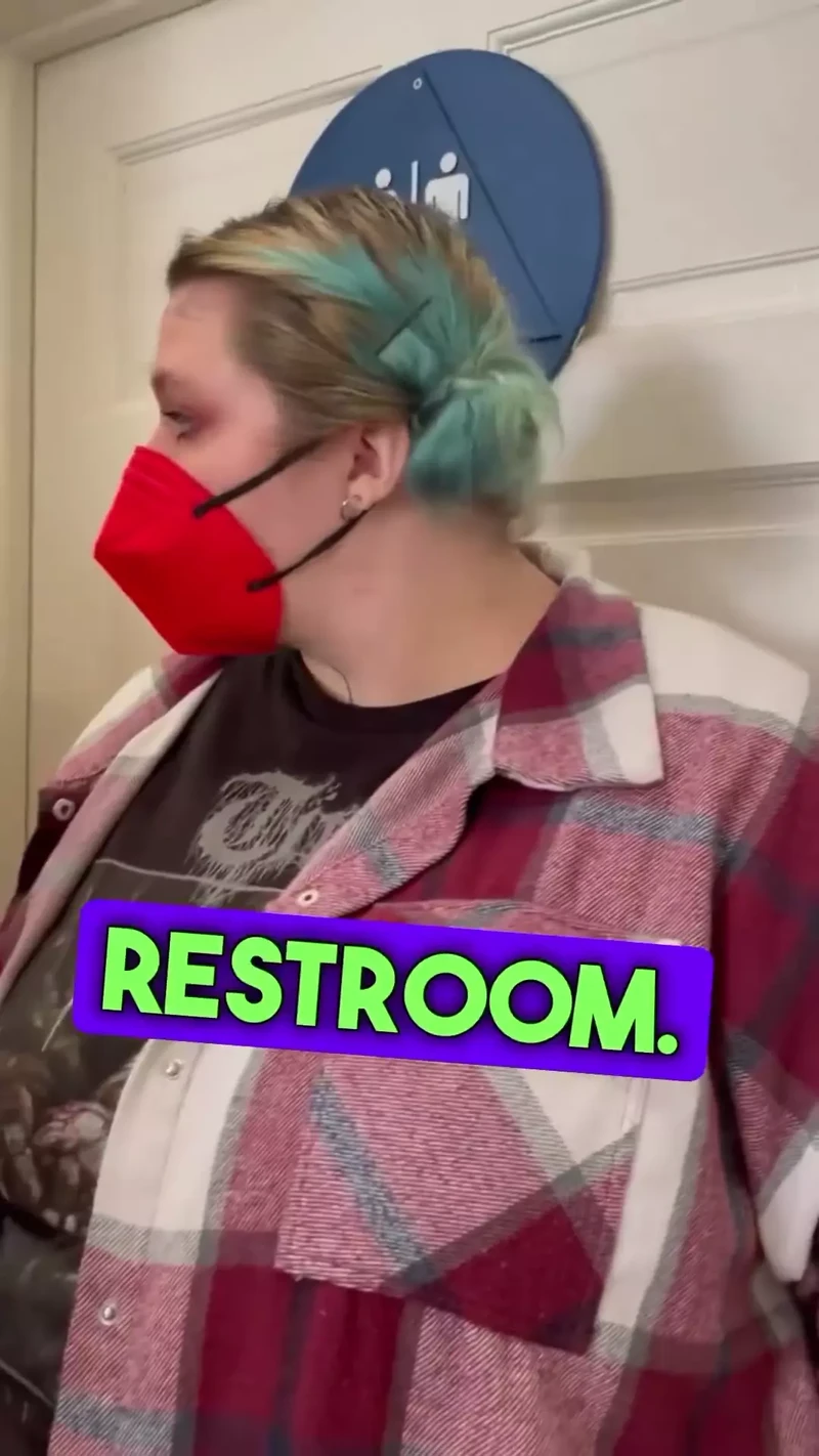 Jesse Turner Blocks Access to Restroom Covered in Anti Semitic Graffiti to Jewish Customer Oakland California Instagram_#9