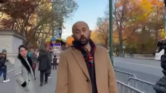 Jonathan Hogstad Rips Down Posters of Israeli Civilians Kidnapped by Hamas New York City Twitter_#7