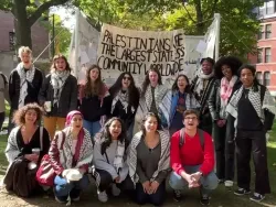 Keffiyeh Thursday Harvard 10102024