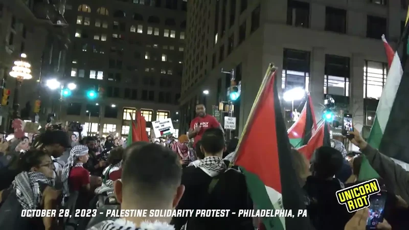 Mark Lamont Hill Speaks at Philly Palestine Coalition Rally Philadelphia Twitter_#89