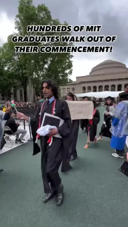 Mit Commencement Walkout 5302024