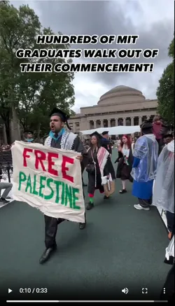 Mit Commencement Walkout - 5/30/2024