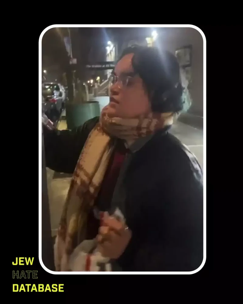 Nico Torrez Rips Down Posters of Israeli Civilians Kidnapped by Hamas New York City Instagram_#12