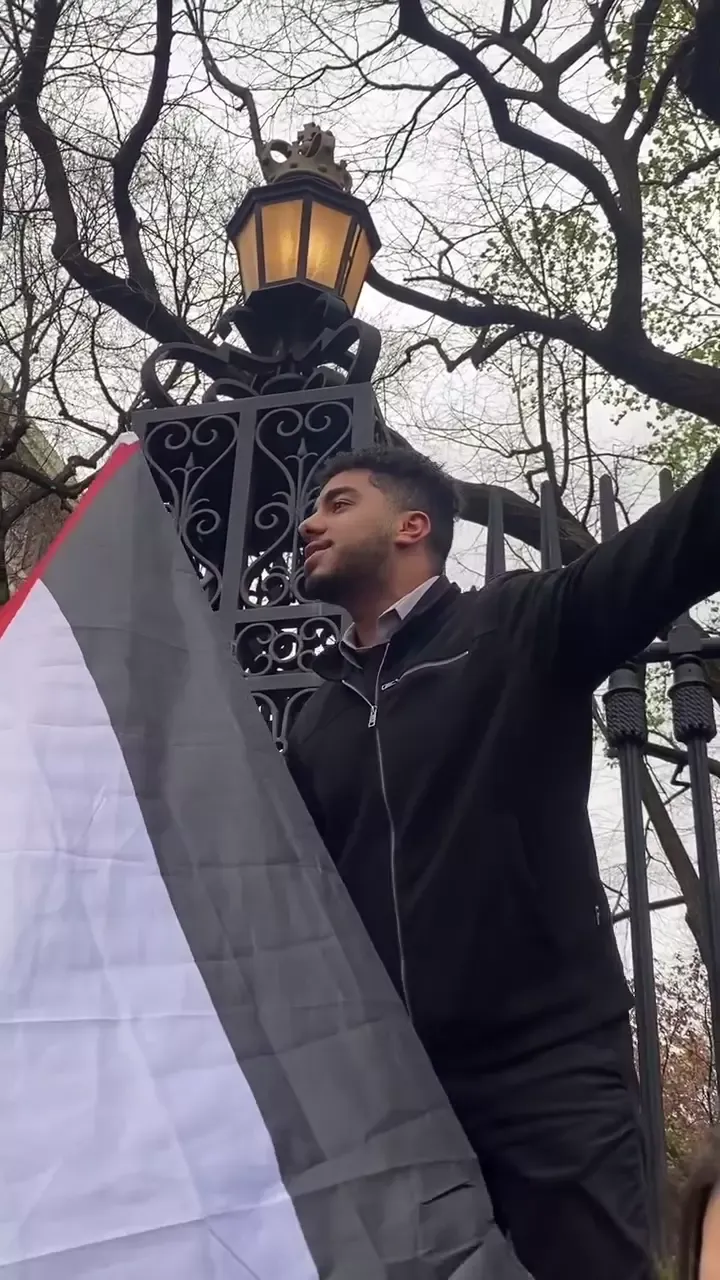 Prohamas Columbia Encampment Emergency Rally From City College To Columbia