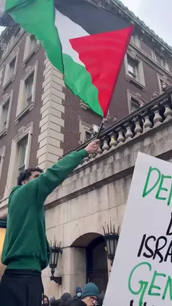 Prohamas Columbia Encampment Emergency Rally From City College To Columbia