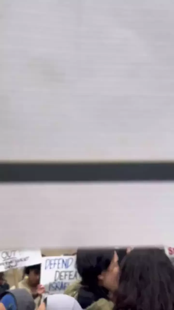 Prohamas Columbia Encampment Emergency Rally From City College To Columbia