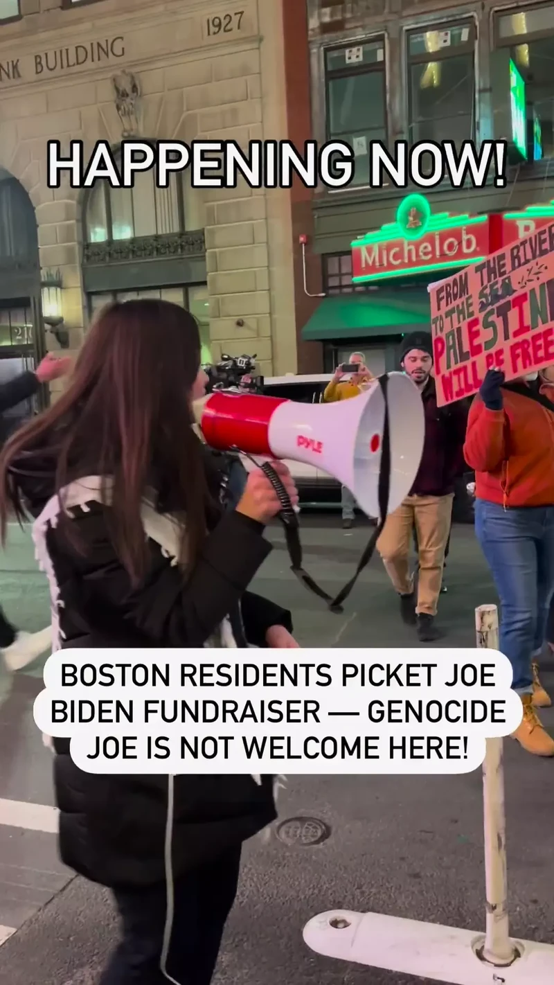 Socialist activist protested in Boston Instagram_#24