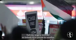 Stop The Bombs Workers Demand Peace And Justice For Palestine Ceasefire Now 2