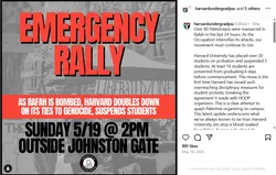 Emergency Rally At Harvard - 5/19/2024