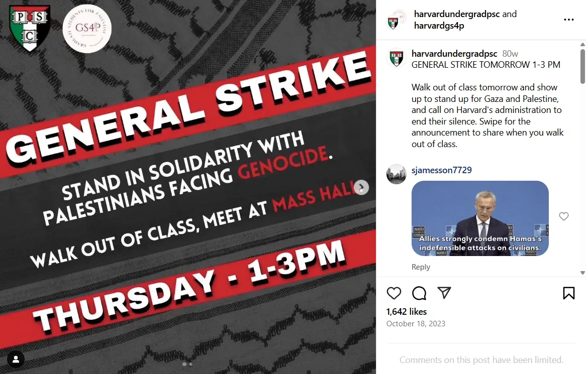 General Strike & Walkout - 10/19/2023